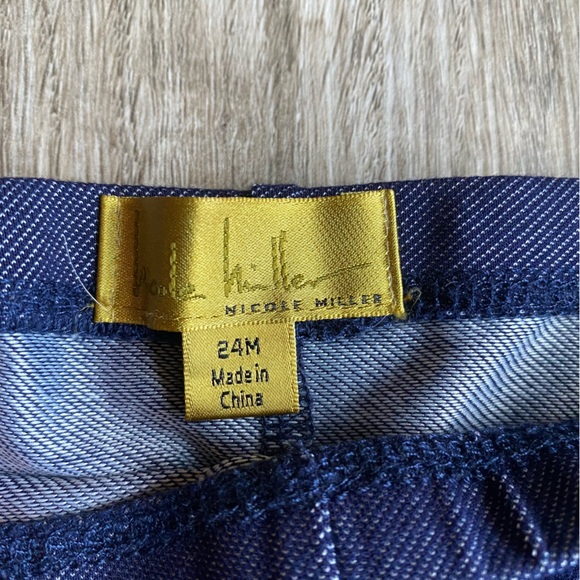 Nicole Miller Denim Leggings 24M - Picture 2 of 3